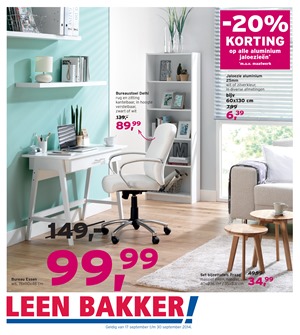 Leen Bakker folder van 17/09/2014 tot 30/09/2014 - nieuwe folder
