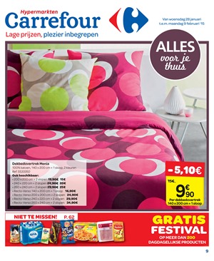 Carrefour folder van 28/01/2015 tot 09/02/2015 - Alles voor je thuis