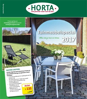 Horta folder van 22/03/2017 tot 30/08/2017 - Tuinmeubelenspecial 2017