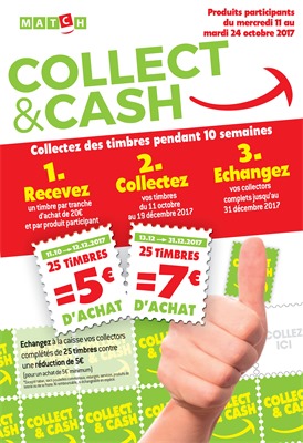 Folder Match du 11/10/2017 au 24/10/2017 - Collect & cash