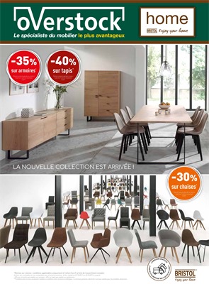 Folder Overstock du 01/10/2017 au 22/10/2017 - Promo