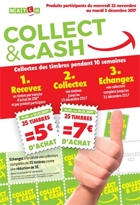 Folder Match du 22/11/2017 au 05/12/2017 - collect &cash