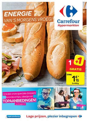 Carrefour folder van 10/01/2018 tot 22/01/2018 - Promo van de maand