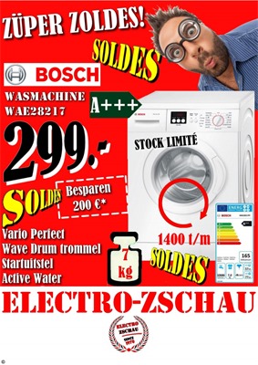 Electro Zschau folder van 03/01/2018 tot 31/01/2018 - Promo van de maand