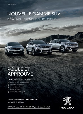 Folder Peugeot du 01/01/2018 au 31/01/2018 - Conditions Salon Janvier