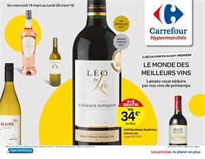 Folder Carrefour du 14/03/2018 au 26/03/2018 - promtions de la semaine