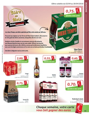 Folder Intermarché du 02/04/2018 au 30/04/2018 - promotions du mois