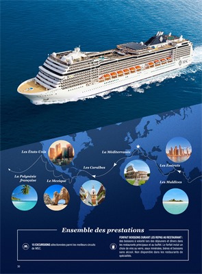 Folder MSC cruises du 01/03/2018 au 30/04/2019 - promotions jusqu a debut avril 2019