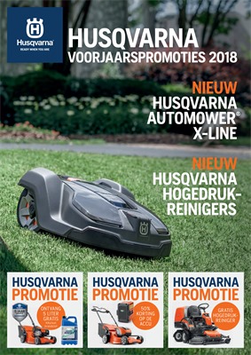 Husqvarna folder van 01/05/2018 tot 30/06/2018 - Voorjaarsbrochure