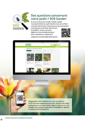Folder Aveve du 01/05/2018 au 31/12/2018 - Un jardin aux couleurs de la vie