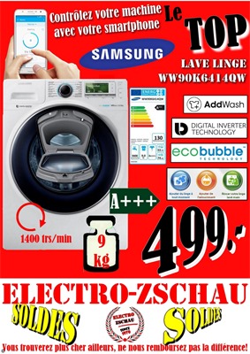 Folder Electro Zschau du 01/07/2018 au 31/07/2018 - promotions du mois