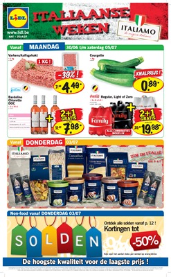 Lidl folder van 30/06/2014 tot 05/07/2014 - italiaanse weken