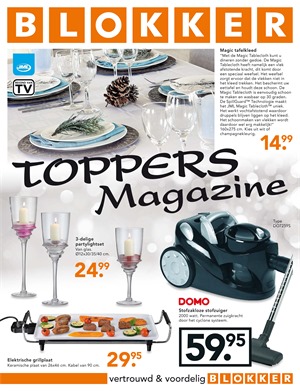 Blokker folder van 19/11/2014 tot 07/12/2014 - blokker toppers magazine 
