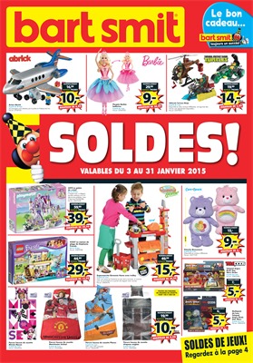 Folder Bart Smit du 03/01/2015 au 31/01/2015 - Soldes!