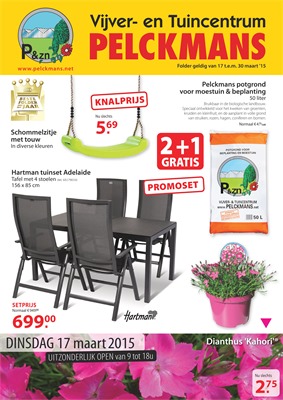 Pelckmans Tuin folder van 17/03/2015 tot 30/03/2015 - Vijver- en Tuincentrum