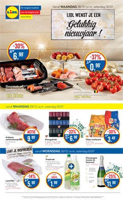 Lidl folder van 28/12/2015 tot 02/01/2016 - Lidl wenst je een gelukkig nieuwjaar