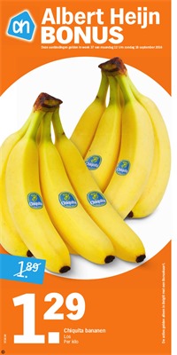 Albert Heijn folder van 12/09/2016 tot 18/09/2016 - Bonus 