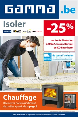 Folder Gamma du 28/09/2016 au 10/10/2016 - Offre de la semaine