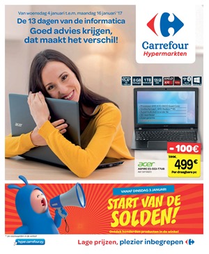 Carrefour folder van 04/01/2017 tot 16/01/2017 - De dagen van informatica