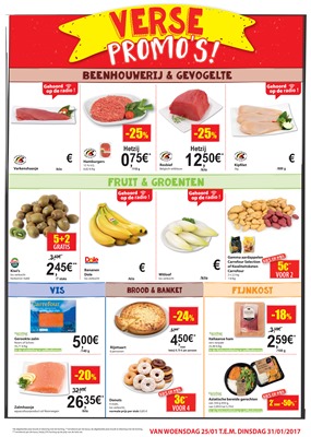 Carrefour Market folder van 25/01/2017 tot 31/01/2017 - Verse promo's 