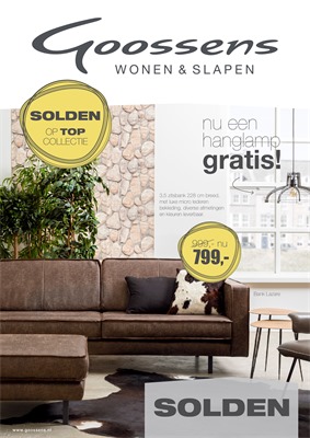 Goossens Wonen & Slapen folder van 02/01/2017 tot 31/01/2017 - Soldenfolder