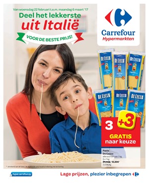 Carrefour folder van 22/02/2017 tot 06/03/2017 - Het lekkerste uit Italië