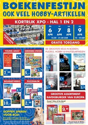 Boekenfestijn folder van 16/03/2017 tot 09/04/2017 - Brochure Kortrijk