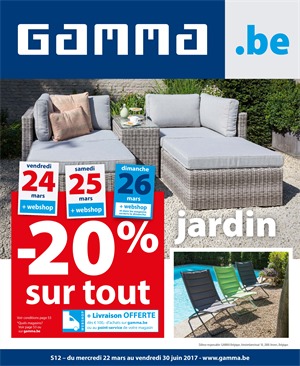 Folder Gamma du 22/03/2017 au 30/06/2017 - Jardin Special