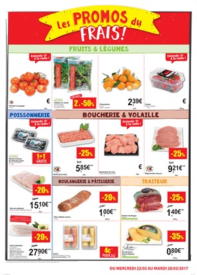 Folder Carrefour Market  du 22/03/2017 au 28/03/2017 - Offre de la semaine