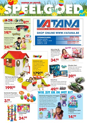Vatana folder van 21/03/2017 tot 30/04/2017 - Speelgoedfolder Pasen