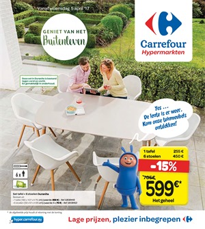 Carrefour folder van 05/04/2017 tot 30/06/2017 - Geniet van het buitenleven