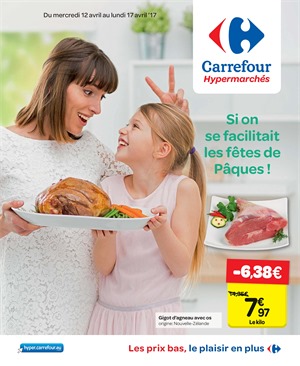Folder Carrefour du 12/04/2017 au 17/04/2017 - Offre de la semaine