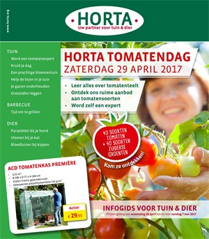 Horta folder van 26/04/2017 tot 07/05/2017 - Tomatendag