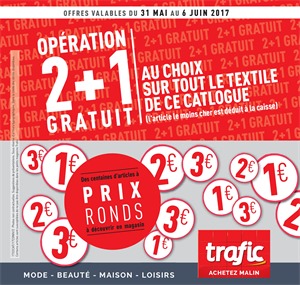 Folder Trafic du 31/05/2017 au 06/06/2017 - Offre de la semaine