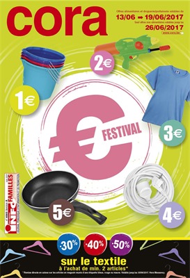 Folder Cora du 13/06/2017 au 26/06/2017 - Eurofestival
