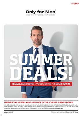 Only For Men folder van 15/06/2017 tot 07/07/2017 - Summer deals
