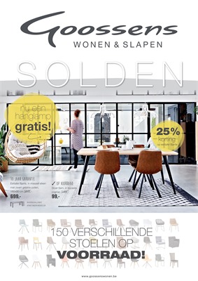 Goossens Wonen & Slapen folder van 01/07/2017 tot 31/07/2017 - Solden