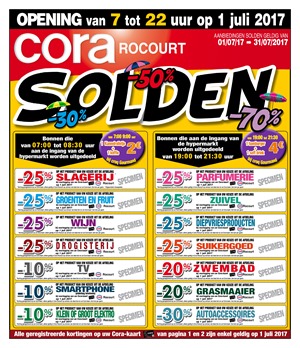 Cora folder van 01/07/2017 tot 31/07/2017 - Solden Rocourt 