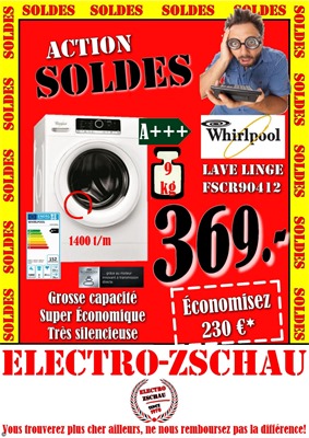 Folder Electro Zschau du 01/07/2017 au 31/07/2017 - Soldes