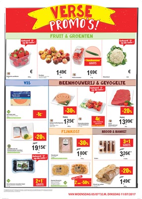 Carrefour Market folder van 05/07/2017 tot 11/07/2017 - Verse Promo's  