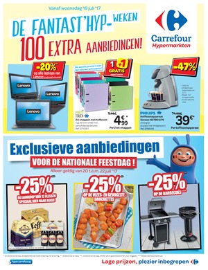 Carrefour folder van 19/07/2017 tot 24/07/2017 - Weekaanbiedingen