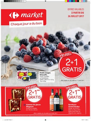 Folder Carrefour Market  du 26/07/2017 au 06/08/2017 - Offre de la semaine