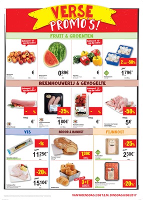 Carrefour Market folder van 02/08/2017 tot 08/08/2017 - Verse Promo's