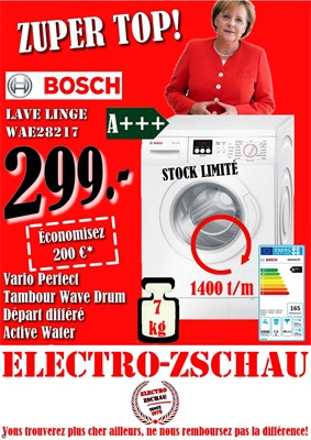 Folder Electro Zschau du 01/08/2017 au 31/08/2017 - Offres août