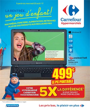 Folder Carrefour du 23/08/2017 au 04/09/2017 - La rentrée