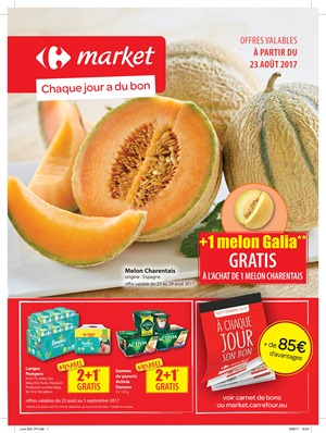 Folder Carrefour Market  du 23/08/2017 au 03/09/2017 - Offre de la semaine