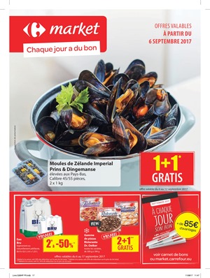 Folder Carrefour Market  du 06/09/2017 au 12/09/2017 - Offre de la semaine