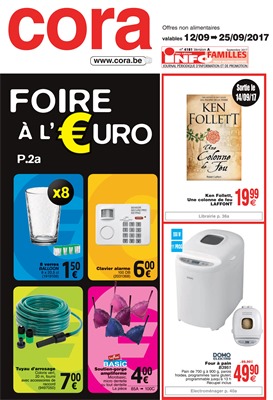Folder Cora du 12/09/2017 au 25/09/2017 - Foire à l'euro