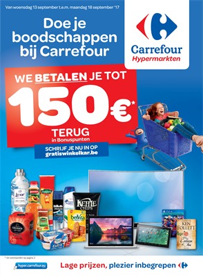 Carrefour folder van 13/09/2017 tot 18/09/2017 - Weekaanbiedingen