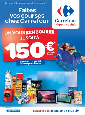Folder Carrefour du 13/09/2017 au 18/09/2017 - Offre de la semaine